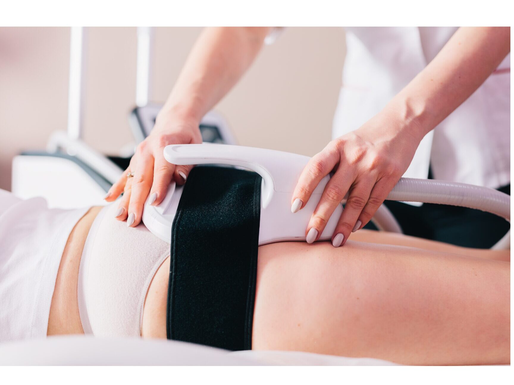 SonderBeaut emsculpt applied to buttock