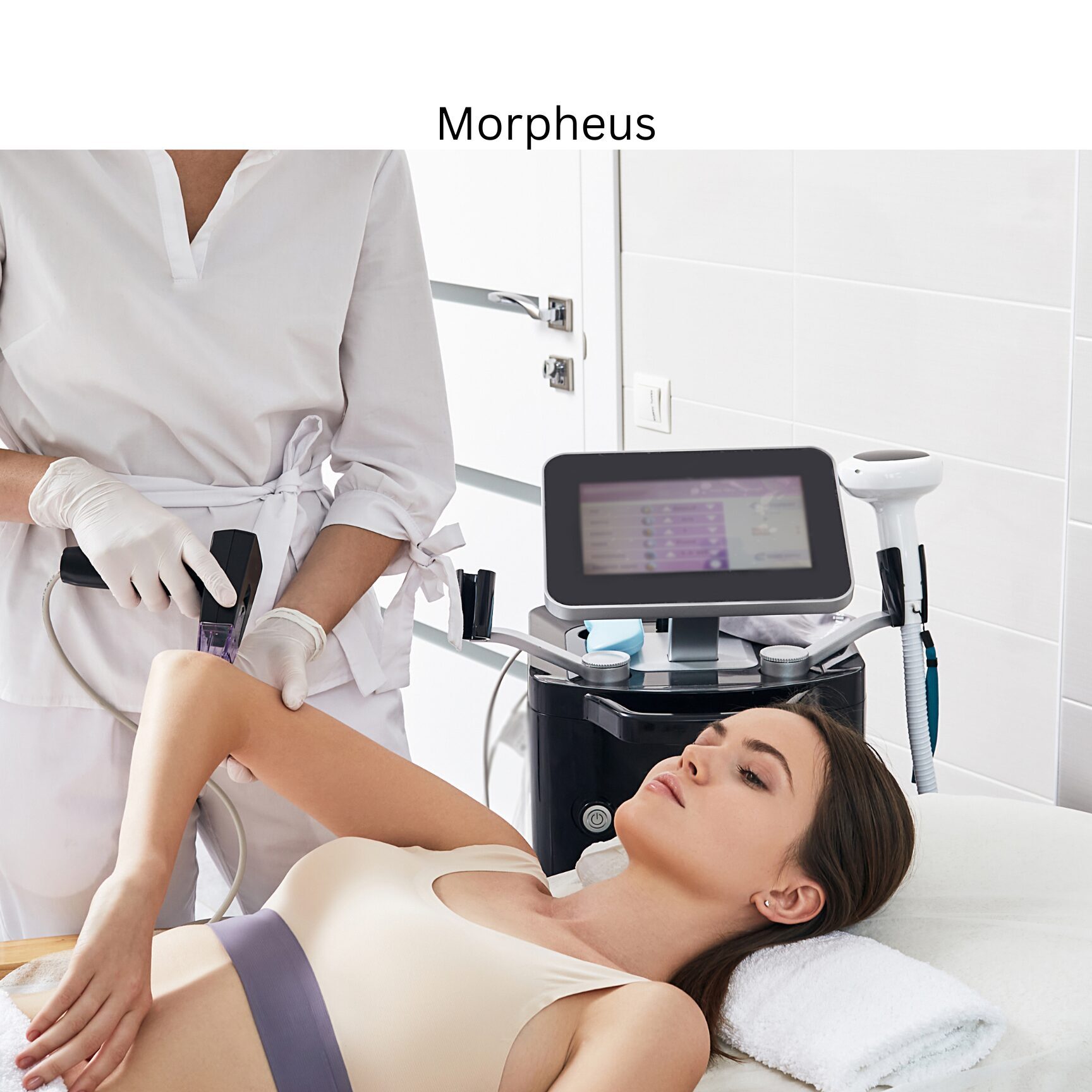 SonderBeaut Morpheus being treated on a woman's arm