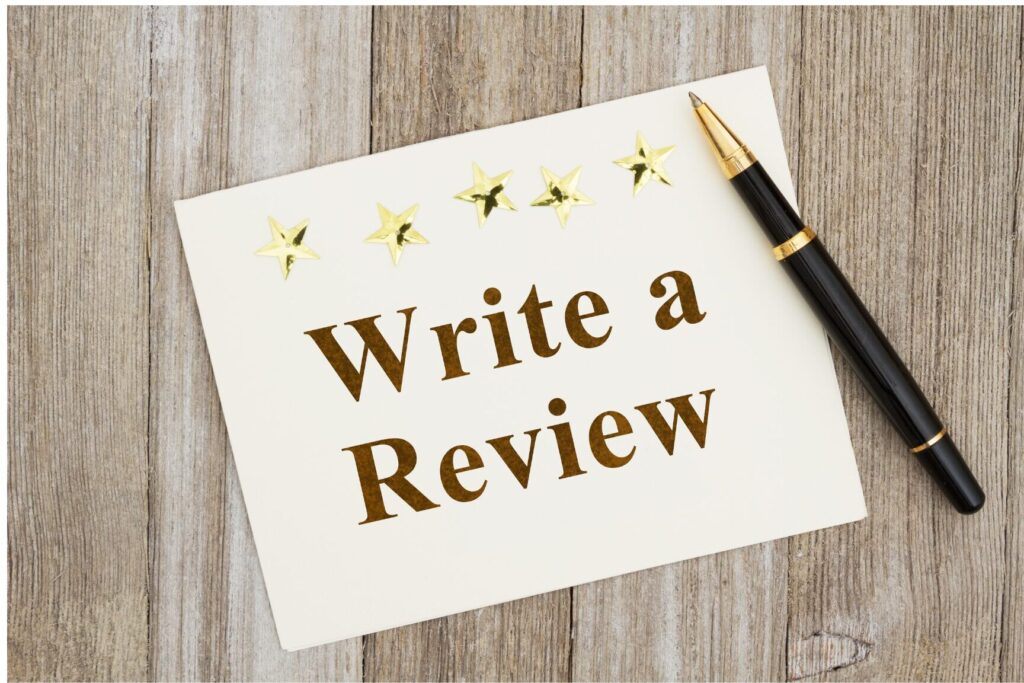 SonderBeaut a form that says "write a review"